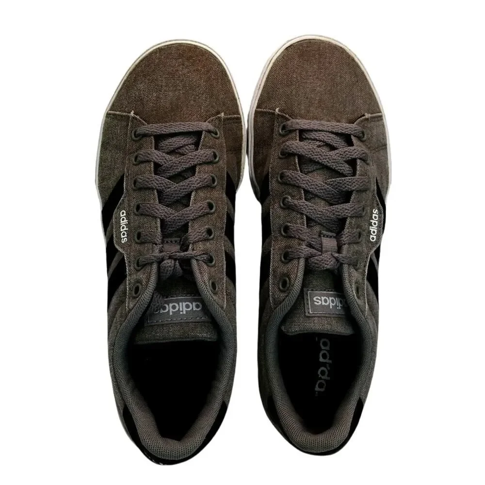 Adidas Daily 3.0 Men's Gray & Black Casual Dress Sneakers - Size: 8 1/2